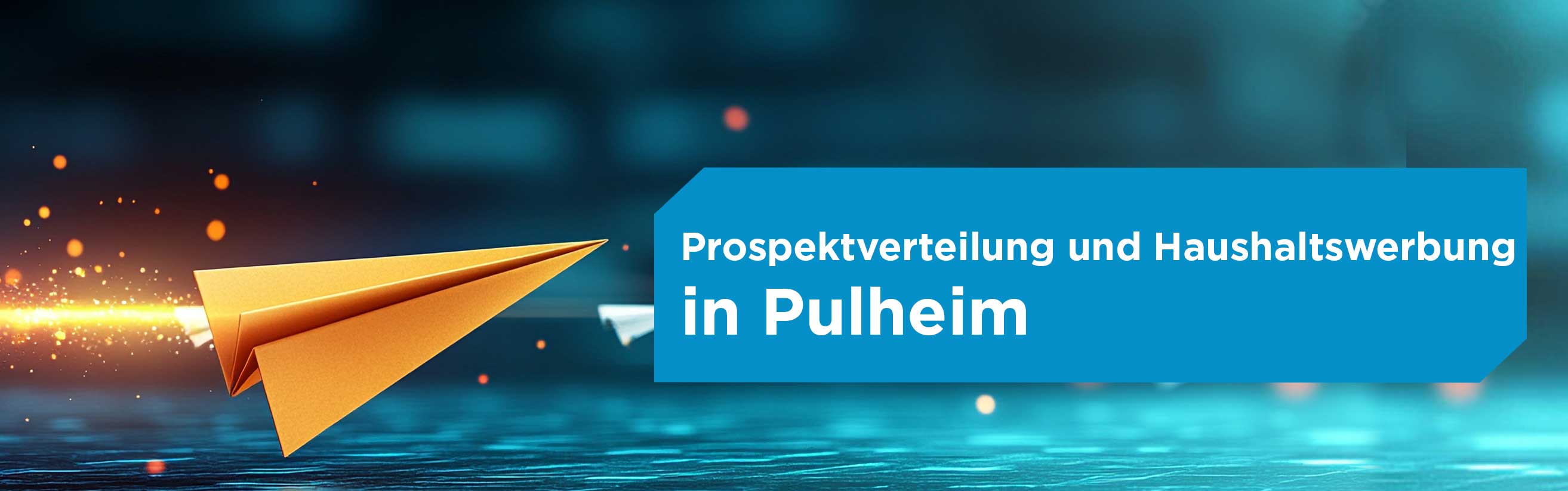 Papierflieger für Prospektverteilung in Pulheim